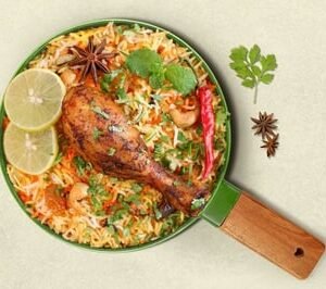 Hyderabadi Chicken Dum Biryani (500g Pack, Serves 1 to 2)